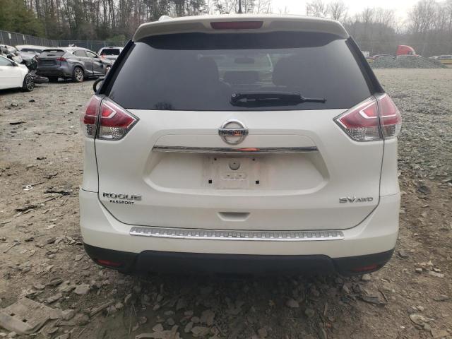 5N1AT2MV3FC799191 - 2015 NISSAN ROGUE S WHITE photo 6