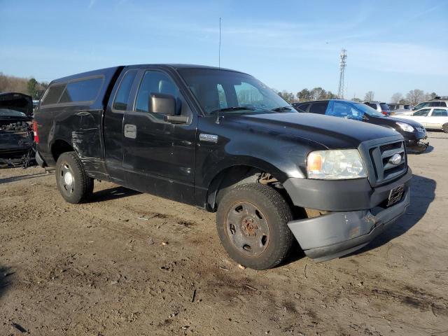 1FTRF12266NB55450 - 2006 FORD F150 BLACK photo 4