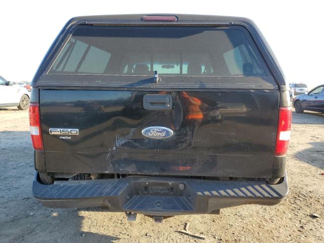 1FTRF12266NB55450 - 2006 FORD F150 BLACK photo 6