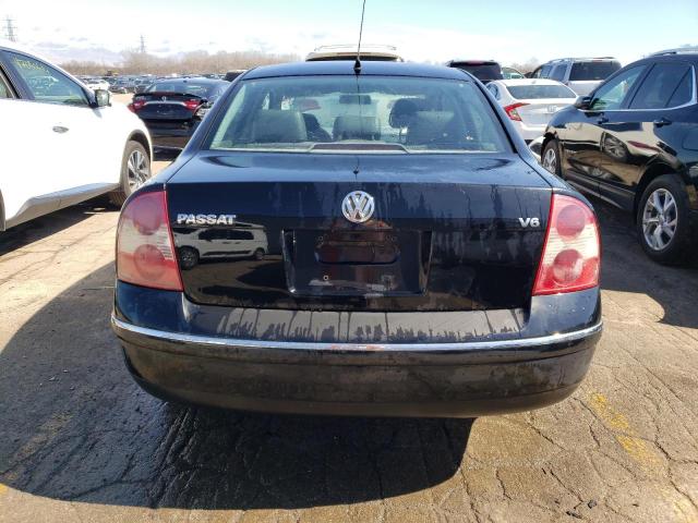 WVWPH63B41P268145 - 2001 VOLKSWAGEN PASSAT GLS BLACK photo 6