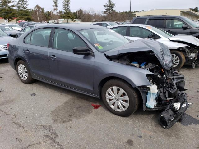 3VW2K7AJ6DM370159 - 2013 VOLKSWAGEN JETTA BASE 灰色 照片 4