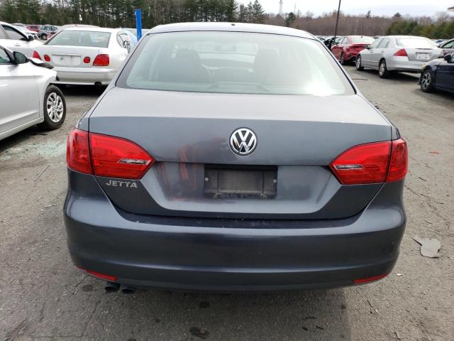 3VW2K7AJ6DM370159 - 2013 VOLKSWAGEN JETTA BASE 灰色 照片 6