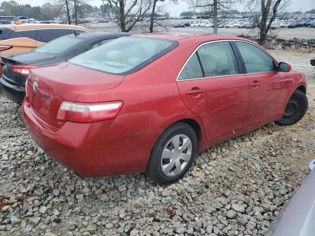 4T1BE46K27U140379 - 2007 TOYOTA CAMRY CE RED photo 3