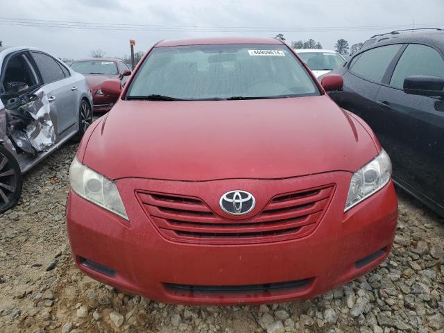 4T1BE46K27U140379 - 2007 TOYOTA CAMRY CE RED photo 5