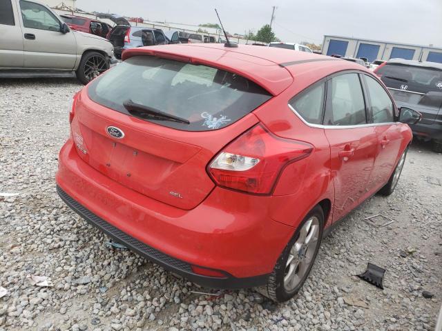 1FAHP3M25CL235630 - 2012 FORD FOCUS SEL RED photo 3