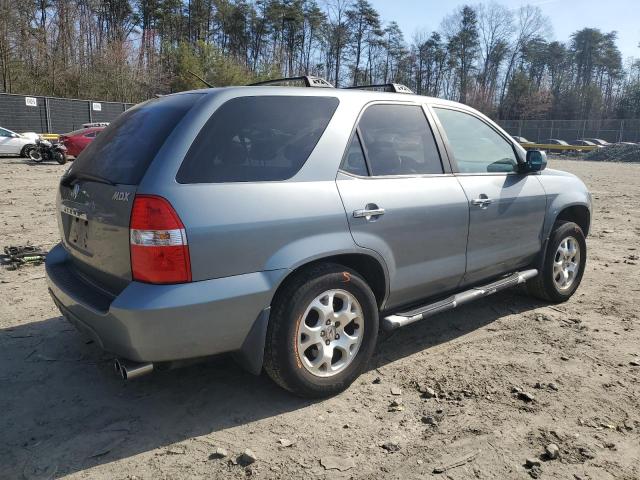 2HNYD18612H517709 - 2002 ACURA MDX TOURING SILVER photo 3