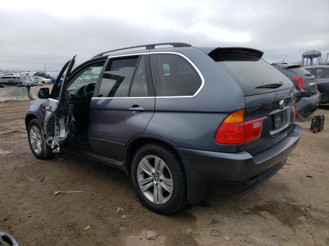 5UXFB33593LH46304 - 2003 BMW X5 4.4I GRAY photo 2