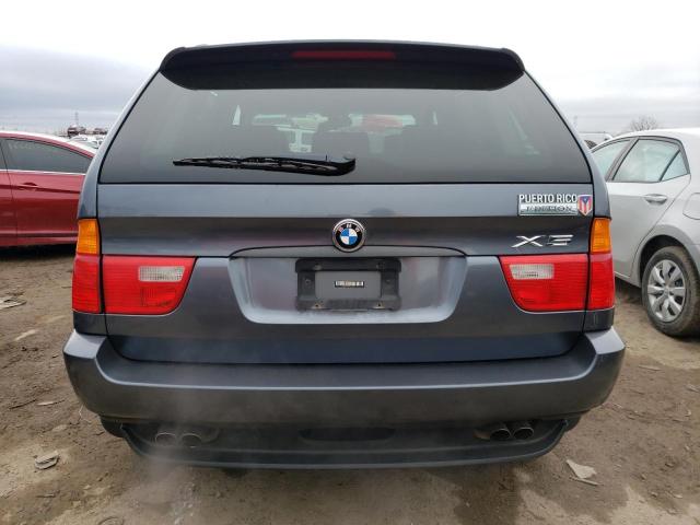 5UXFB33593LH46304 - 2003 BMW X5 4.4I GRAY photo 6