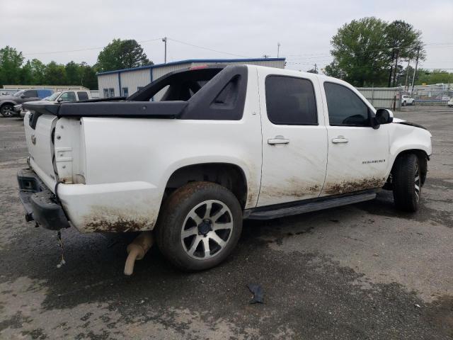 3GNEC22049G101239 - 2009 CHEVROLET AVALANCHE C1500 LT WHITE photo 3