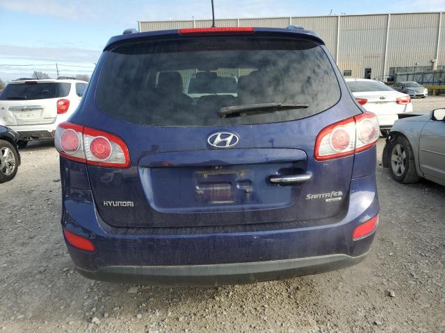 5NMSK4AG1AH388749 - 2010 HYUNDAI SANTA FE LIMITED BLUE photo 6