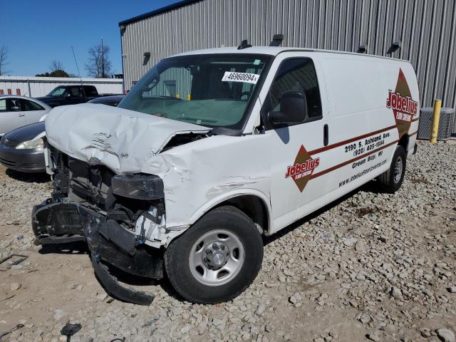 1GCWGBFG2K1317393 - 2019 CHEVROLET EXPRESS G2 WHITE photo 1