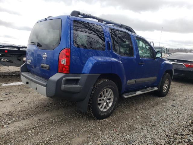 5N1AN0NW2FN656940 - 2015 NISSAN XTERRA X BLUE photo 3