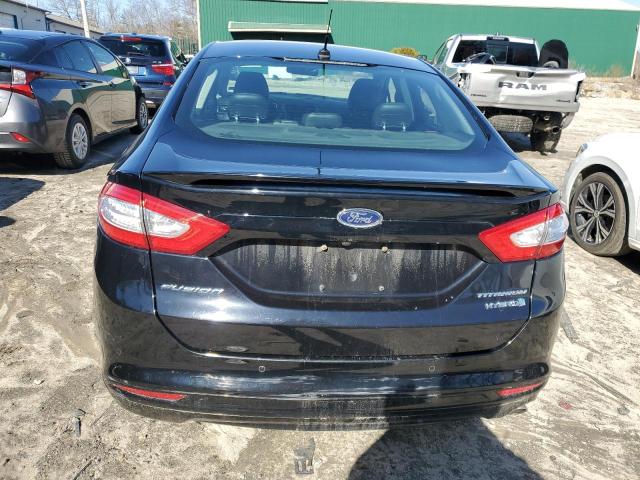 3FA6P0RU6GR293799 - 2016 FORD FUSION TITANIUM HEV BLACK photo 6