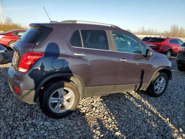 3GNCJLSB9KL121813 - 2019 CHEVROLET TRAX 1LT BLUE photo 3