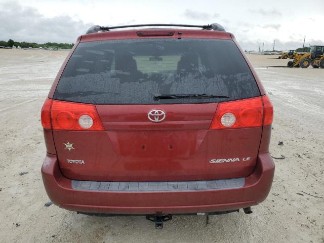 5TDKK4CC6AS329638 - 2010 TOYOTA SIENNA CE BURGUNDY photo 6