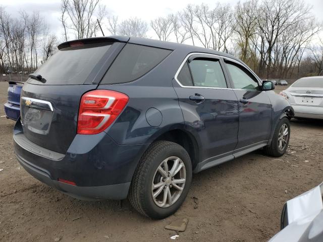 2GNFLEEKXH6302690 - 2017 CHEVROLET EQUINOX LS BLUE photo 3