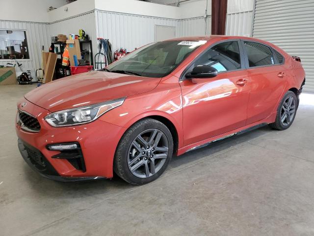 3KPF34AD3ME404627 - 2021 KIA FORTE GT LINE ORANGE photo 1