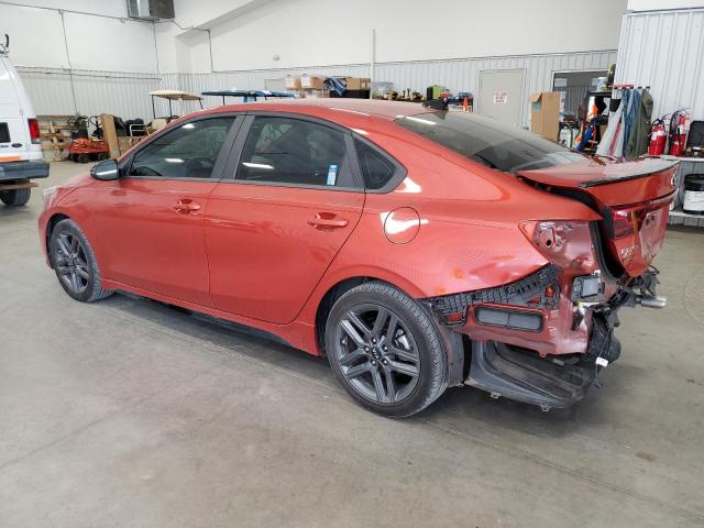 3KPF34AD3ME404627 - 2021 KIA FORTE GT LINE ORANGE photo 2