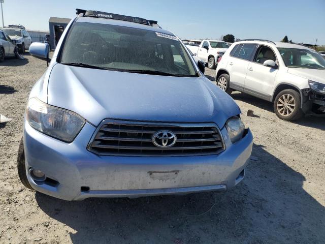 JTEES43A482083584 - 2008 TOYOTA HIGHLANDER SPORT BLUE photo 5