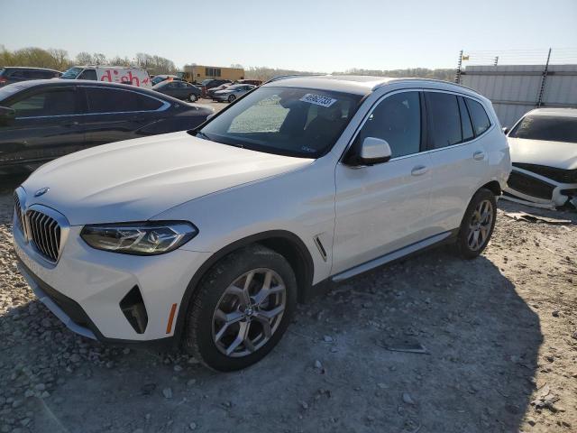 WBX57DP09NN174824 - 2022 BMW X3 XDRIVE30I WHITE photo 1