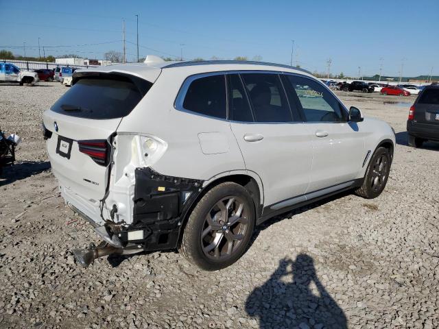 WBX57DP09NN174824 - 2022 BMW X3 XDRIVE30I WHITE photo 3