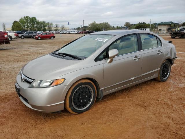 1HGFA16516L089831 - 2006 HONDA CIVIC 4D E LX BROWN photo 1