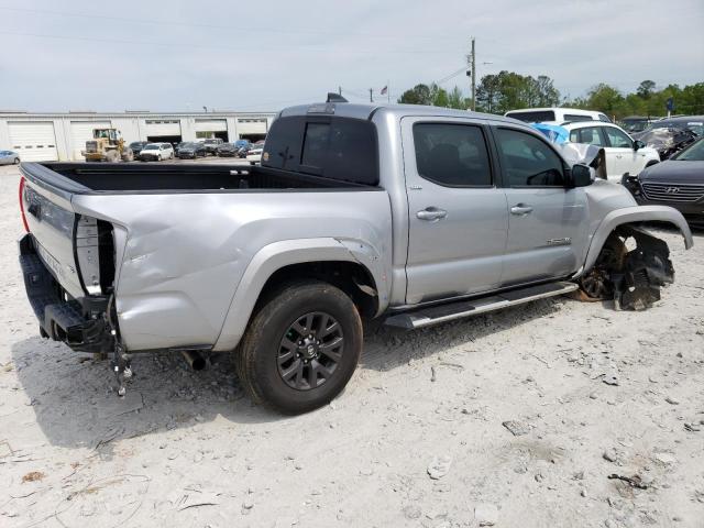 3TMAZ5CN0LM131655 - 2020 TOYOTA TACOMA DOUBLE CAB SILVER photo 3