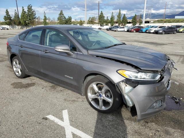 3FA6P0LU4ER356937 - 2014 FORD FUSION SE HYBRID GRAY photo 4