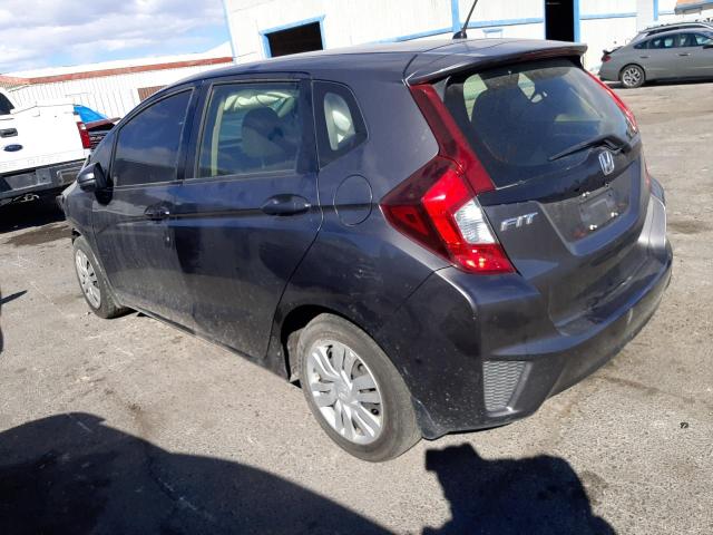 JHMGK5H52GX031952 - 2016 HONDA FIT LX GRAY photo 2