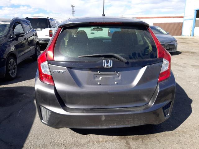 JHMGK5H52GX031952 - 2016 HONDA FIT LX GRAY photo 6