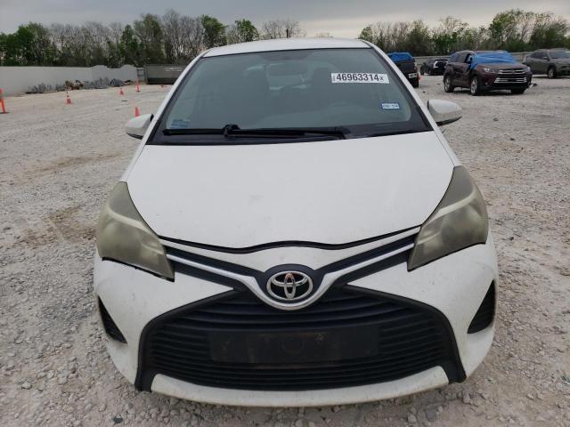 VNKJTUD36FA015149 - 2015 TOYOTA YARIS WHITE photo 5