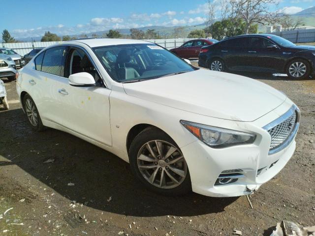 JN1BV7AP3FM350211 - 2015 INFINITI Q50 BASE WHITE photo 4