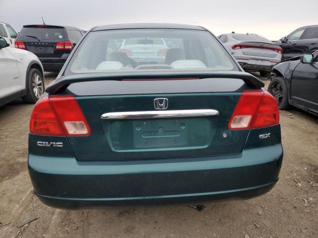 1HGES26742L006435 - 2002 HONDA CIVIC EX GREEN photo 6