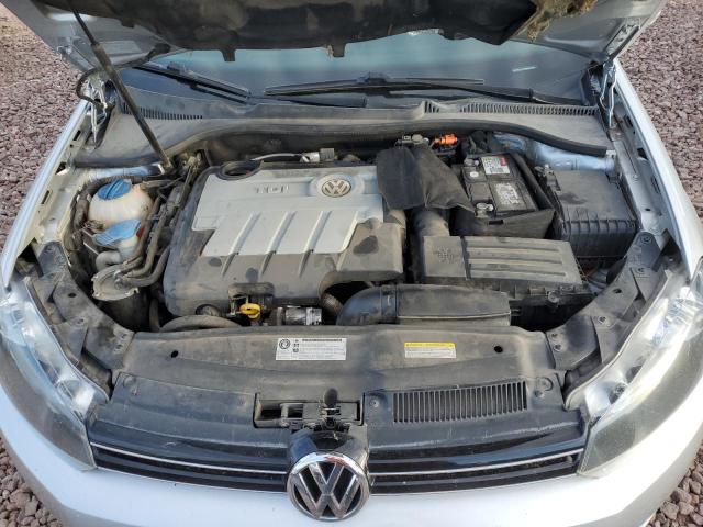 3VWPL7AJ7EM602837 - 2014 VOLKSWAGEN JETTA TDI SILVER photo 11