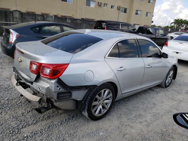 1G11H5SL4EF224449 - 2014 CHEVROLET MALIBU LTZ ვერცხლისფერი ფოტო 3