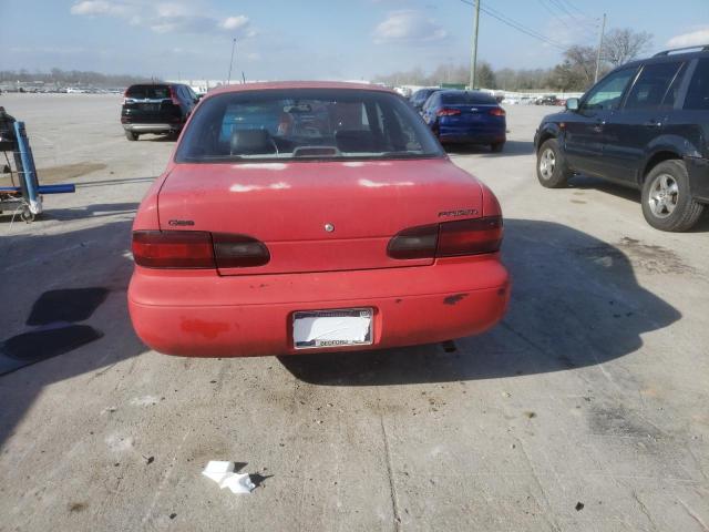 1Y1SK5365PZ055612 - 1993 GEO PRIZM BASE წითელი ფოტო 6