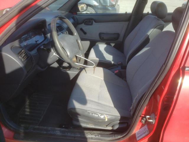 1Y1SK5365PZ055612 - 1993 GEO PRIZM BASE წითელი ფოტო 7