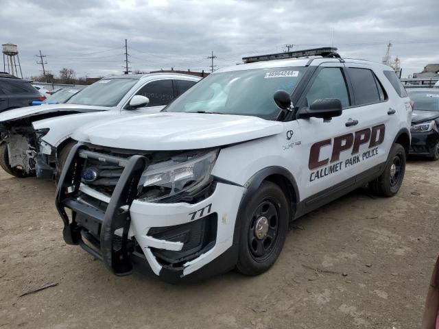 1FM5K8AR8KGA62215 - 2019 FORD EXPLORER POLICE INTERCEPTOR 白色 照片 1