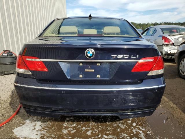 WBAHN83578DT86945 - 2008 BMW 750 LI BLACK photo 6