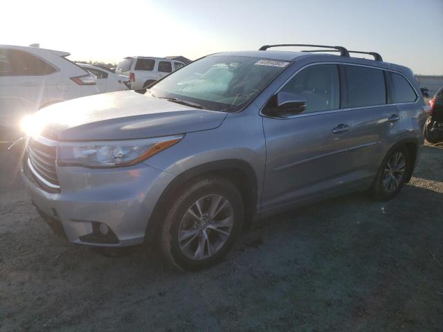 5TDBKRFH4FS157086 - 2015 TOYOTA HIGHLANDER LE SILVER photo 1