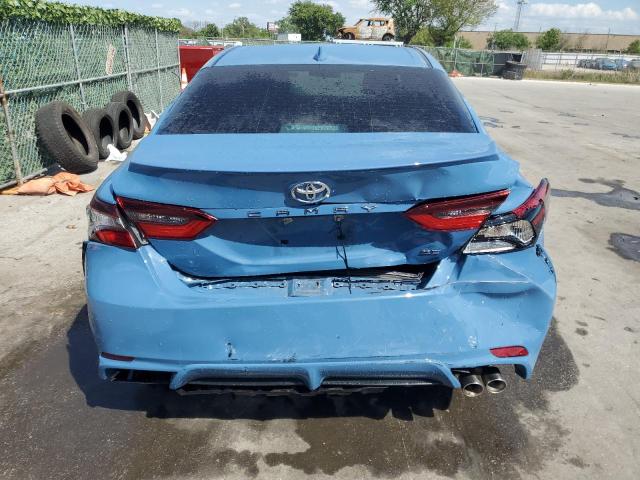 4T1G11AK1PU176331 - 2023 TOYOTA CAMRY SE NIGHT SHADE BLUE photo 6