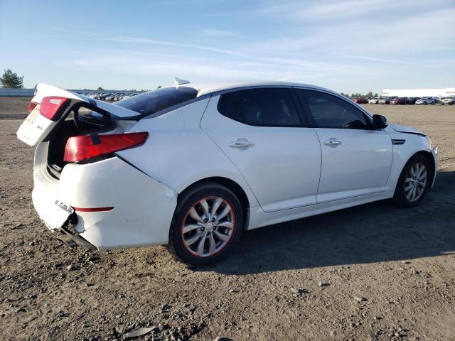 5XXGN4A75EG297646 - 2014 KIA OPTIMA EX WHITE photo 3