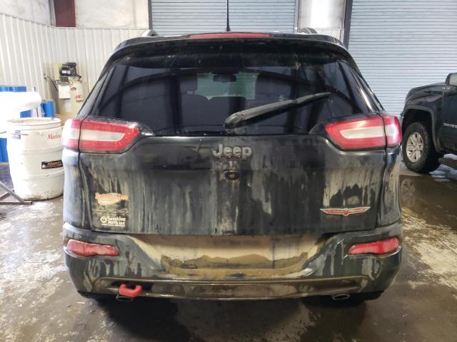 1C4PJMBS3FW715927 - 2015 JEEP CHEROKEE TRAILHAWK BLACK photo 6