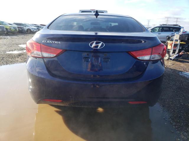 5NPDH4AE7DH402229 - 2013 HYUNDAI ELANTRA GLS BLUE photo 6