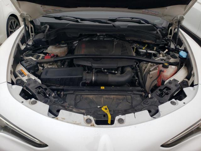 ZASFAKBNXJ7B92443 - 2018 ALFA ROMEO STELVIO TI WHITE photo 11
