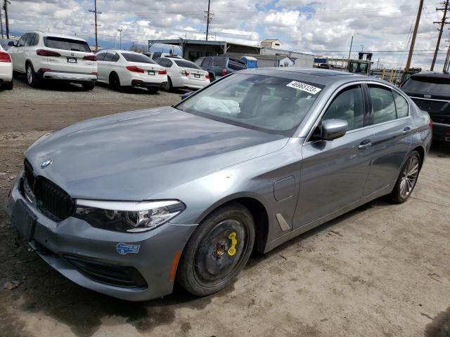 WBAJA9C03LCE66624 - 2020 BMW 530E GRAY photo 1