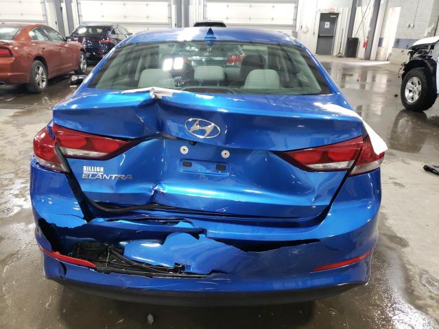 5NPD84LFXHH004850 - 2017 HYUNDAI ELANTRA SE BLUE photo 6