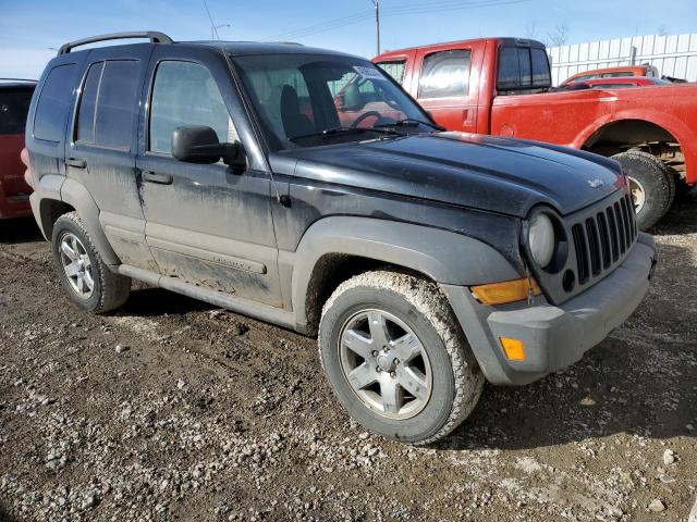 1J4GL48K26W109126 - 2006 JEEP LIBERTY SPORT BLACK photo 4