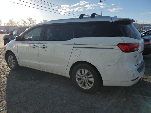 KNDMB5C11F6026769 - 2015 KIA SEDONA LX WHITE photo 2