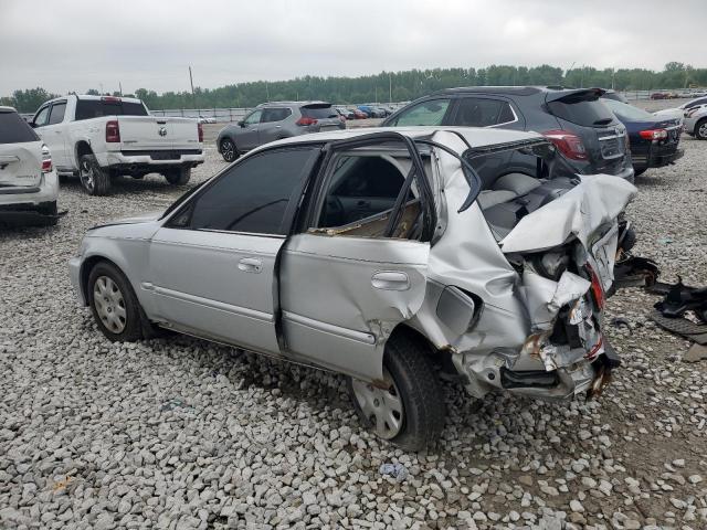 2HGEJ6614YH544466 - 2000 HONDA CIVIC BASE SILVER photo 2